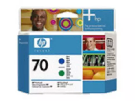 Печатающая головка синий, зеленый HP Inc. 70, C9408A