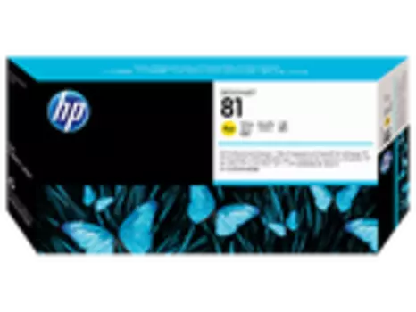 Печатающая головка желтый HP Inc. 81, C4953A