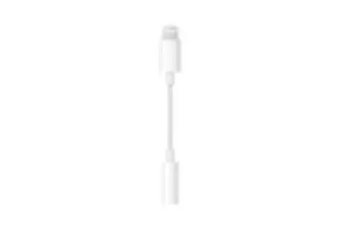 Переходник Apple MMX62ZM/A Jack 3.5мм (m)-Lightning белый для Apple iPhone 7