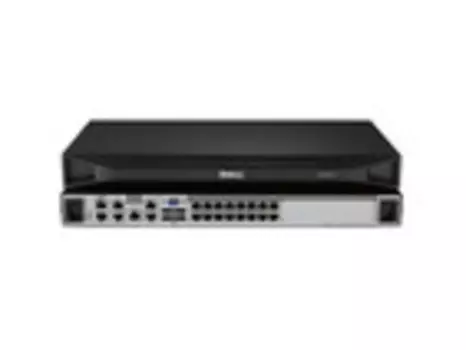 Переключатель Dell DMPU2016-G01 16port remote KVM with 2 remote users 1 local user (450-ADZT)