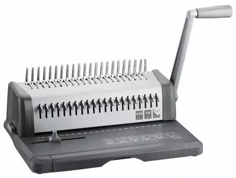 Переплетчик Deli Core E3873 A4/перф.12л.сшив/макс.425л./пластик.пруж. (10-16мм)