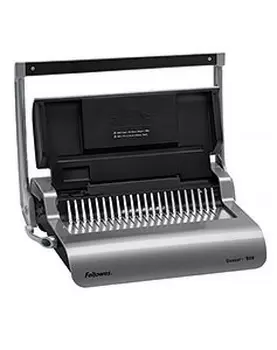 Переплетчик Fellowes Quasar+ (FS-56277) A4/перф.22л.сшив/макс.500л./пластик.пруж. (6-51мм)