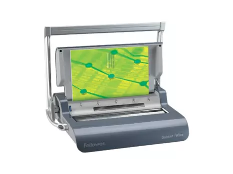 Переплетчик Fellowes Quasar Wire (FS-52241) A4/перф.15л.сшив/макс.130л./метал.пруж. (6-14мм)