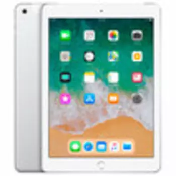 Планшет APPLE iPad (2018) 128GB Wi-Fi + Cellular Silver с защитной пленкой 3М