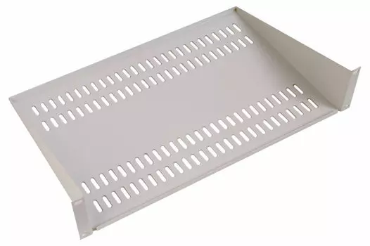 Полка стационарная ЦМО МС-40 нагр.:15кг. 19" 400мм серый (упак.:1шт)