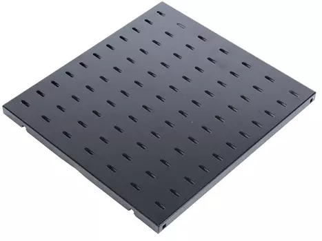 Полка стационарная ЦМО СВ-75-9005 нагр.:45кг. 19" 750мм черный (упак.:1шт)