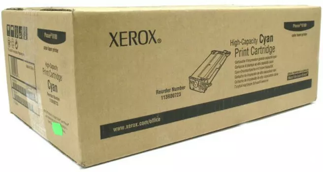 Принт-картридж Xerox Phaser 6180 голубой (6K)