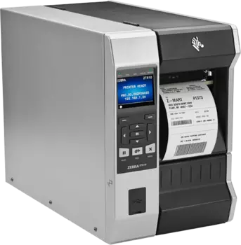 Принтер этикеток Zebra TT ZT610; 4'', 203 dpi, Euro and UK cord, Serial, USB, Gigabit Ethernet, Bluetooth