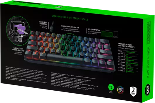 Razer Huntsman Mini Gaming keyboard - Russian Layout