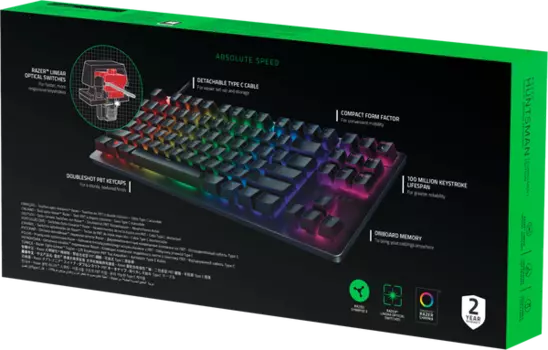 Razer Huntsman Tournament Ed. (Red Switch) - Russian Layout
