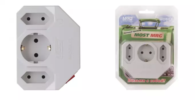 Сетевой фильтр Most Сетевой фильтр MRG (3 розетки)