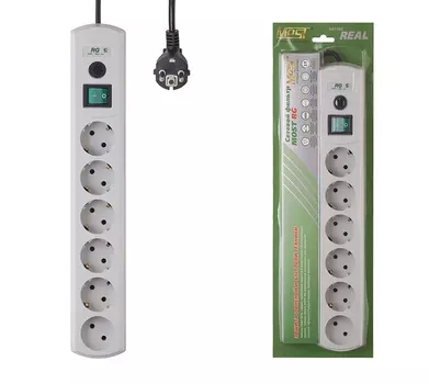 Сетевой фильтр Most Сетевой фильтр RG 3м (6 розеток)