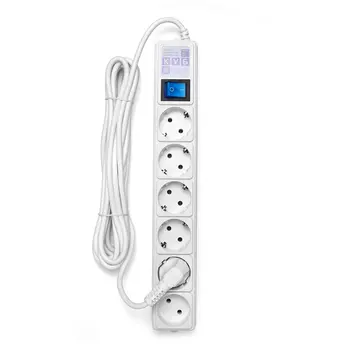 Сетевой фильтр Powercube Сетевой фильтр SPG(5+1)-16B-5М-WHITE 5м (6 розеток)