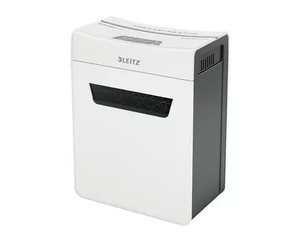 Шредер Leitz IQ PROTECT Premium 4M белый (секр.P-5)/фрагменты/4лист./14лтр./скрепки/скобы