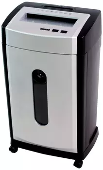 Шредер Office Kit S215 4x40 (секр.P-4)/фрагменты/20лист./28лтр./Уничт:скрепки, скобы, пл.карты/CD