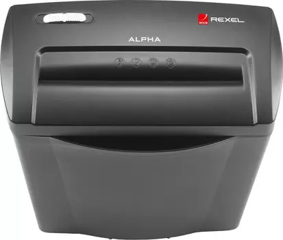 Шредер Rexel AlphaX (секр.P-4)/фрагменты/5лист./14лтр./скрепки/скобы