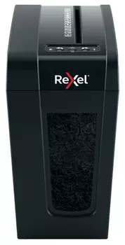 Шредер Rexel SECURE X8-SL EU черный (секр.P-4)/фрагменты/8лист./14лтр./скрепки/скобы