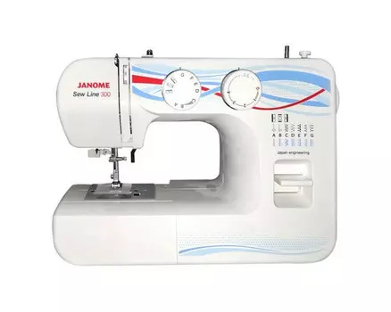 Швейная машина Janome Sew Line 300 белый