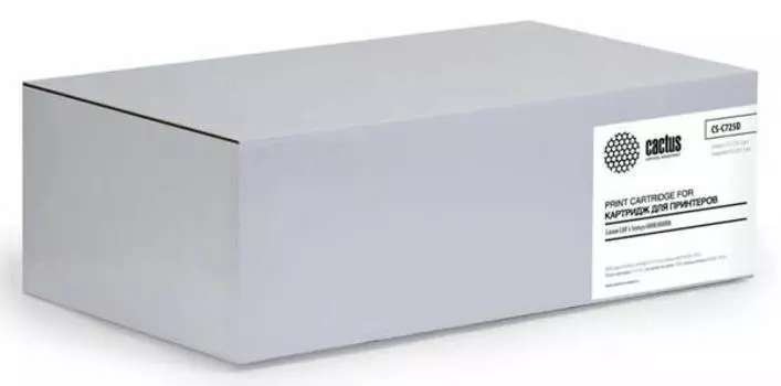 Тонер-картридж черный Cactus CS-C725D