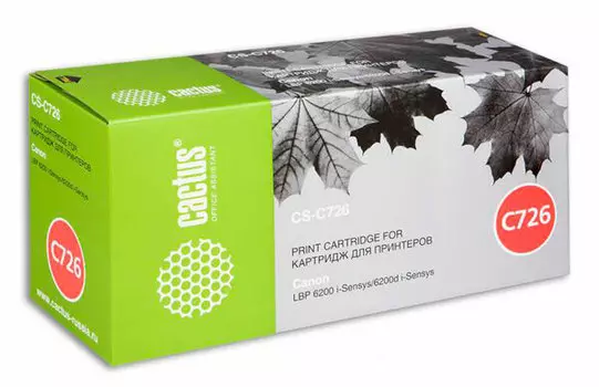 Тонер-картридж черный Cactus CS-C726S