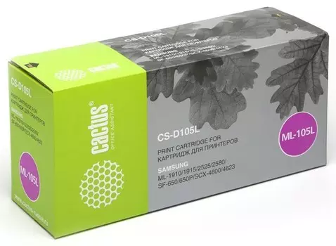 Тонер-картридж черный Cactus CS-D105L