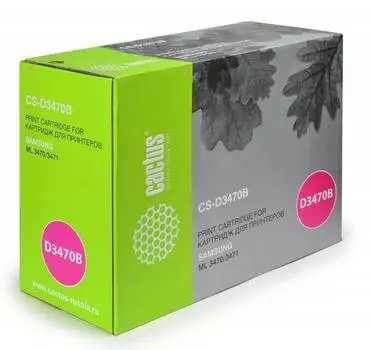 Тонер-картридж черный Cactus CS-D3470B