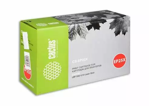 Тонер-картридж черный Cactus CS-EP25X