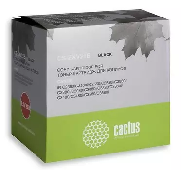 Тонер-картридж черный Cactus CS-EXV21B