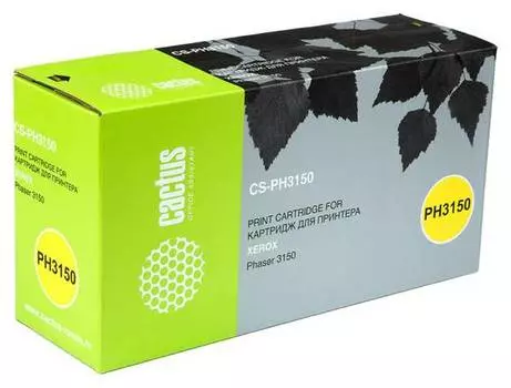Тонер-картридж черный Cactus CS-PH3150