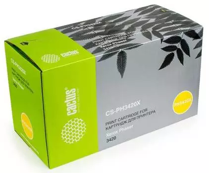 Тонер-картридж черный Cactus CS-PH3420X