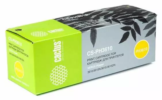 Тонер-картридж черный Cactus CS-PH3610