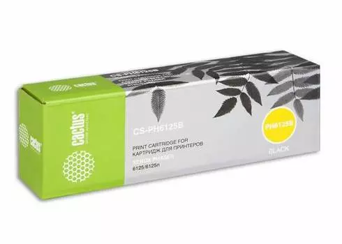 Тонер-картридж черный Cactus CS-PH6125B