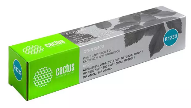Тонер-картридж черный Cactus CS-R1230D