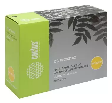 Тонер-картридж черный Cactus CS-WC3210X