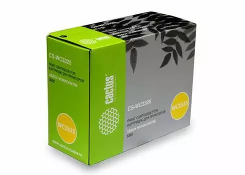 Тонер-картридж черный Cactus CS-WC3325