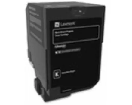 Тонер-картридж черный Lexmark CS720, CS725, CX725, 74C50KE