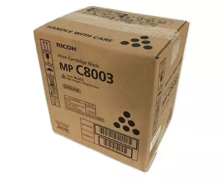 Тонер-картридж черный Ricoh MPC8003, 842192