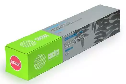 Тонер-картридж голубой Cactus CS-O530C