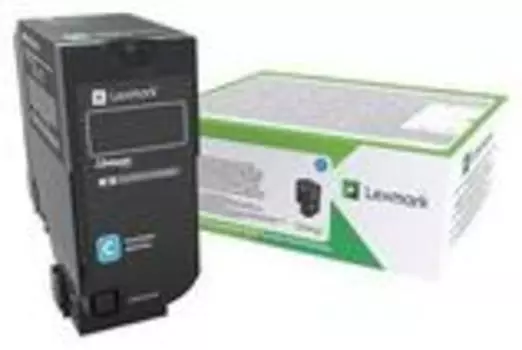 Тонер-картридж голубой Lexmark CS720, CS725, CX725, 74C50CE