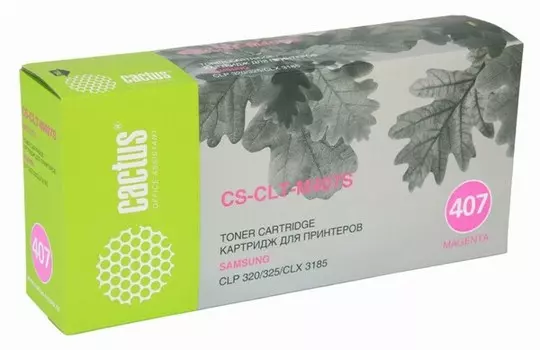 Тонер-картридж пурпурный Cactus CS-CLT-M407S