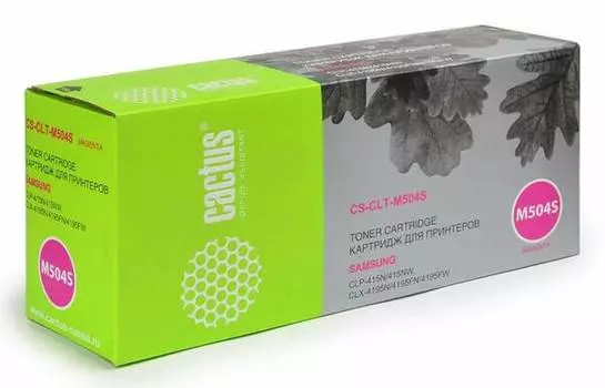 Тонер-картридж пурпурный Cactus CS-CLT-M504S