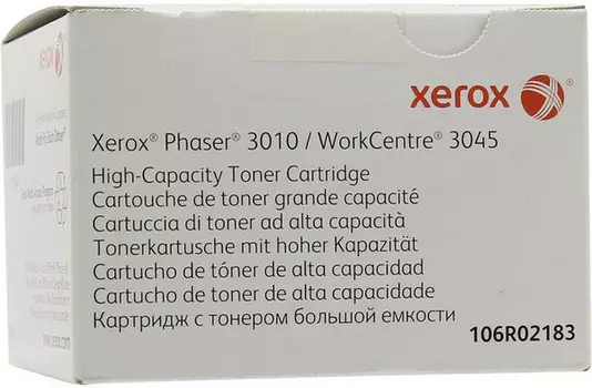 Тонер-картридж Xerox Phaser 3010/3040 WorkCentre 3045 повышенной емкости (2,3K стр.), черный