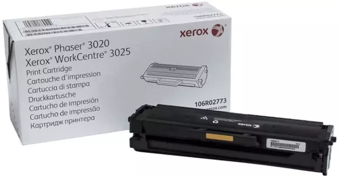 Тонер-картридж Xerox Phaser 3020 WorkCentre 3025 (1,5K стр.), черный