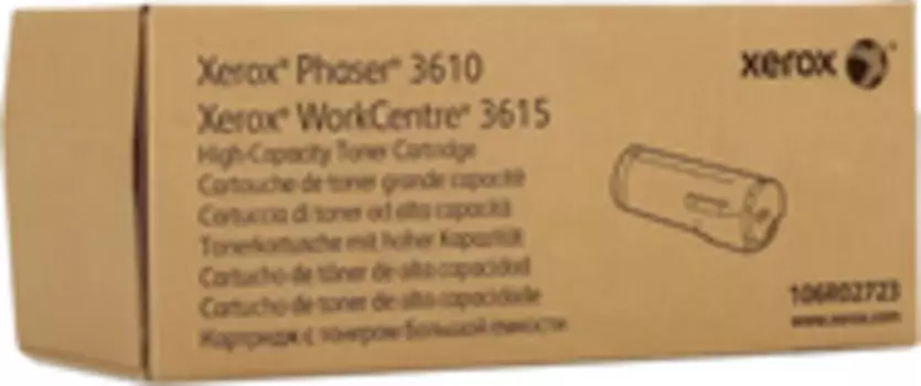 Тонер-картридж Xerox Phaser 3610 WorkCentre 3615 (14,1K стр.), черный, повышенной емкости