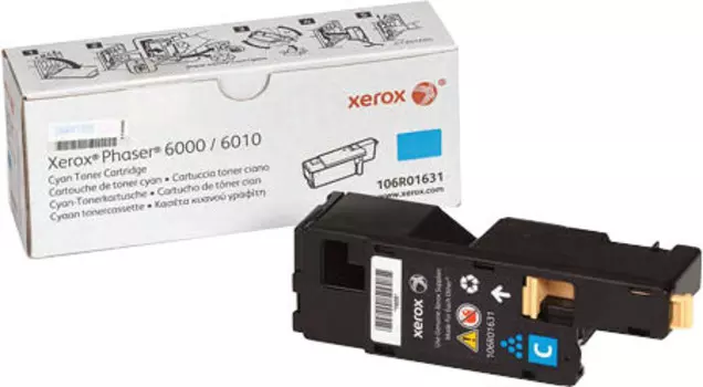 Тонер-картридж Xerox Phaser 6000/6010 голубой (1K)