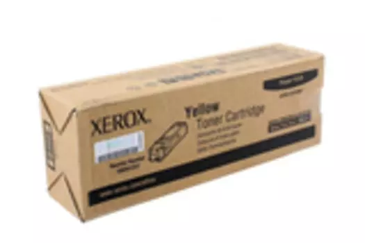 Тонер-картридж Xerox Phaser 6125 желтый (1,0K)