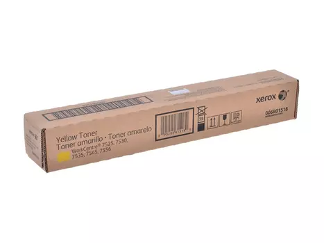 Тонер-картридж Xerox WorkCentre 7525/7530/7535/7545/7556/7830/7835/7845/7855 (15K стр.), желтый