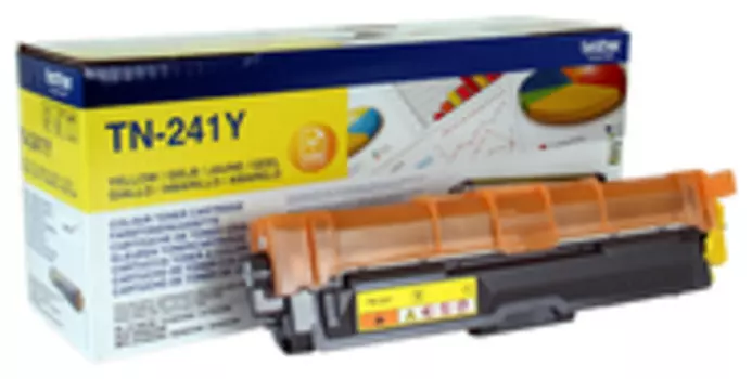 Тонер-картридж желтый Brother TN241Y