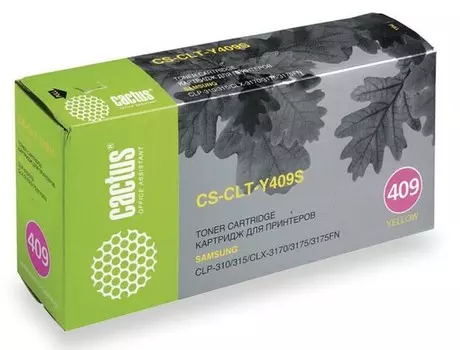 Тонер-картридж желтый Cactus CS-CLT-Y409S