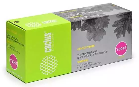 Тонер-картридж желтый Cactus CS-CLT-Y504S